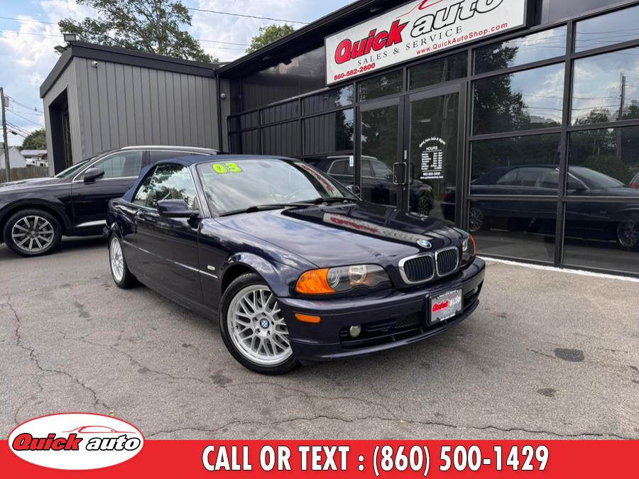 2003 BMW 3 Series 325Ci 2dr Convertible, available for sale in Bristol, Connecticut | Quick Auto LLC. Bristol, Connecticut 2003 BMW 3 Series 325Ci 2dr Convertible, available for sale in Bristol, Connecticut | Quick Auto LLC. Bristol, Connecticut