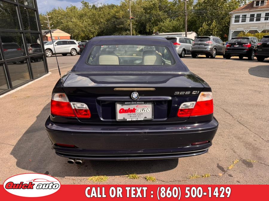 2003 BMW 3 Series 325Ci 2dr Convertible, available for sale in Bristol, Connecticut | Quick Auto LLC. Bristol, Connecticut 2003 BMW 3 Series 325Ci 2dr Convertible, available for sale in Bristol, Connecticut | Quick Auto LLC. Bristol, Connecticut