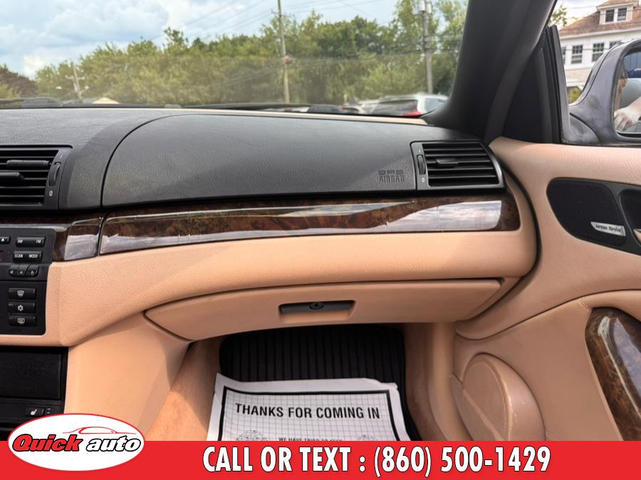 2003 BMW 3 Series 325Ci 2dr Convertible, available for sale in Bristol, Connecticut | Quick Auto LLC. Bristol, Connecticut 2003 BMW 3 Series 325Ci 2dr Convertible, available for sale in Bristol, Connecticut | Quick Auto LLC. Bristol, Connecticut