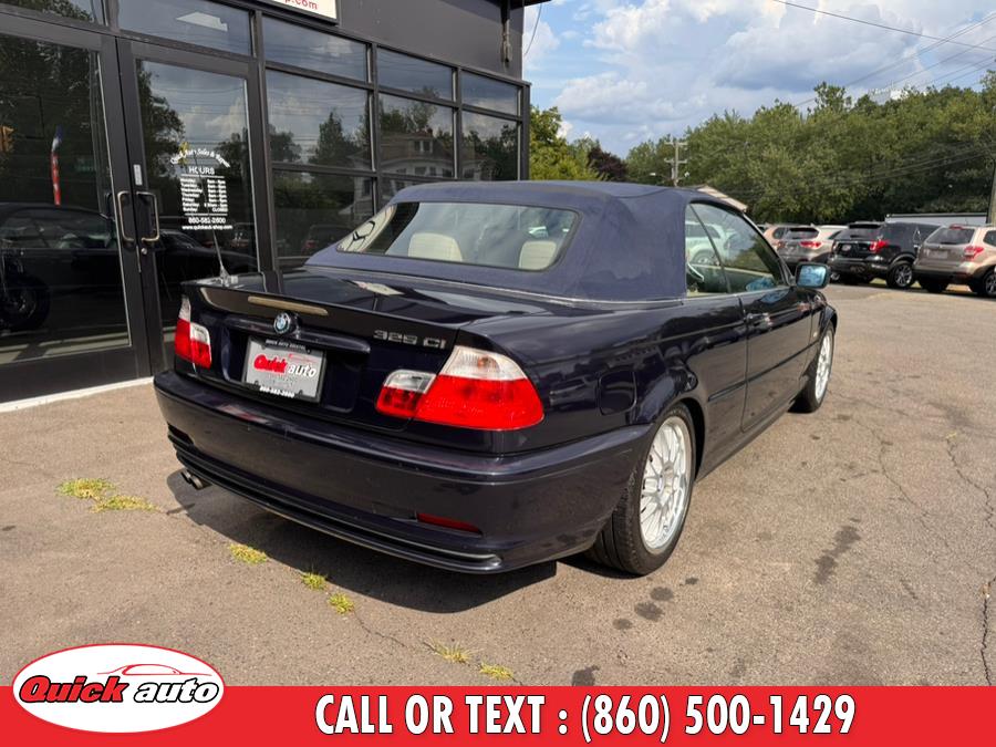 2003 BMW 3 Series 325Ci 2dr Convertible, available for sale in Bristol, Connecticut | Quick Auto LLC. Bristol, Connecticut 2003 BMW 3 Series 325Ci 2dr Convertible, available for sale in Bristol, Connecticut | Quick Auto LLC. Bristol, Connecticut