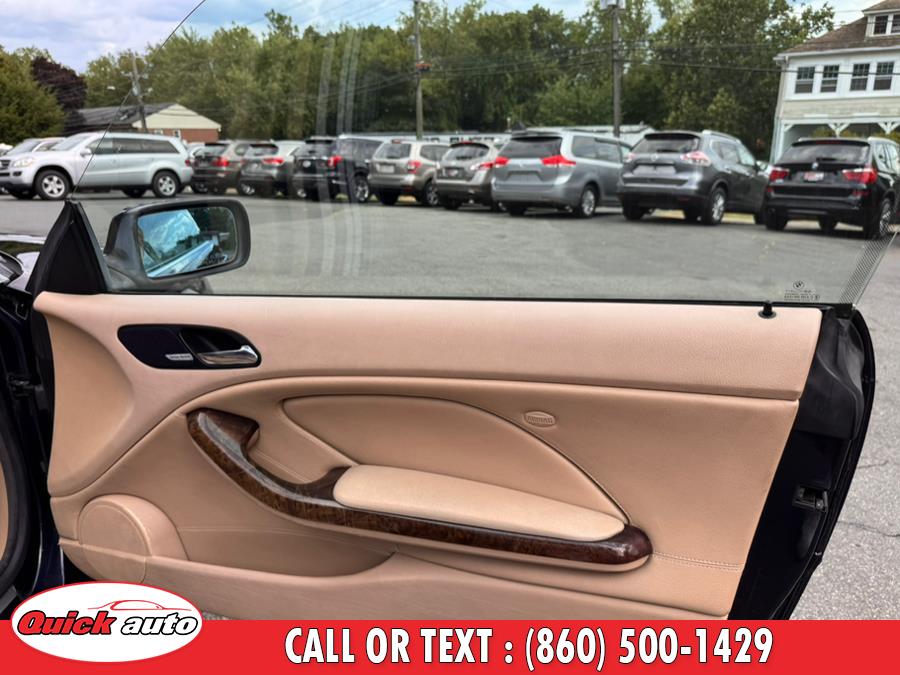2003 BMW 3 Series 325Ci 2dr Convertible, available for sale in Bristol, Connecticut | Quick Auto LLC. Bristol, Connecticut 2003 BMW 3 Series 325Ci 2dr Convertible, available for sale in Bristol, Connecticut | Quick Auto LLC. Bristol, Connecticut