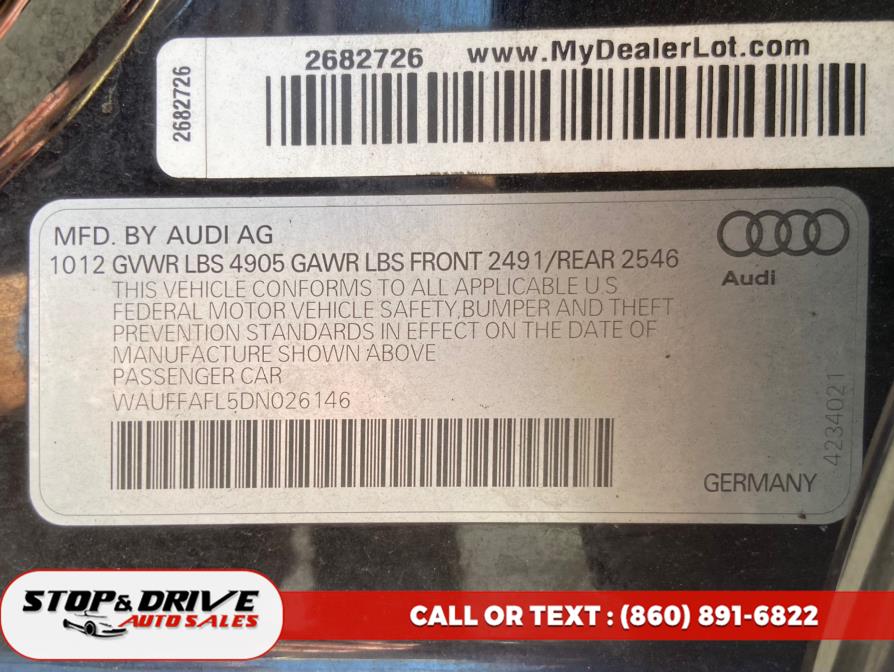 2013 Audi A4 4dr Sdn Auto quattro 2.0T Premium Plus, available for sale in East Windsor, Connecticut | Stop & Drive Auto Sales. East Windsor, Connecticut 2013 Audi A4 4dr Sdn Auto quattro 2.0T Premium Plus, available for sale in East Windsor, Connecticut | Stop & Drive Auto Sales. East Windsor, Connecticut