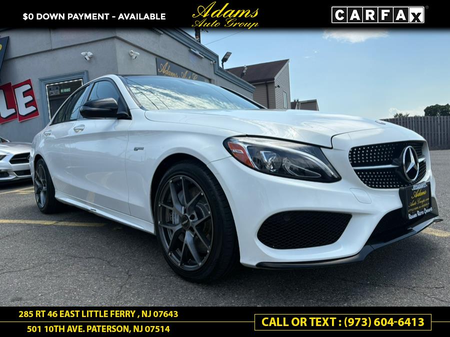 2018 Mercedes-Benz C-Class AMG C 43 4MATIC Sedan, available for sale in Paterson, New Jersey | Adams Auto Group. Paterson, New Jersey 2018 Mercedes-Benz C-Class AMG C 43 4MATIC Sedan, available for sale in Paterson, New Jersey | Adams Auto Group. Paterson, New Jersey