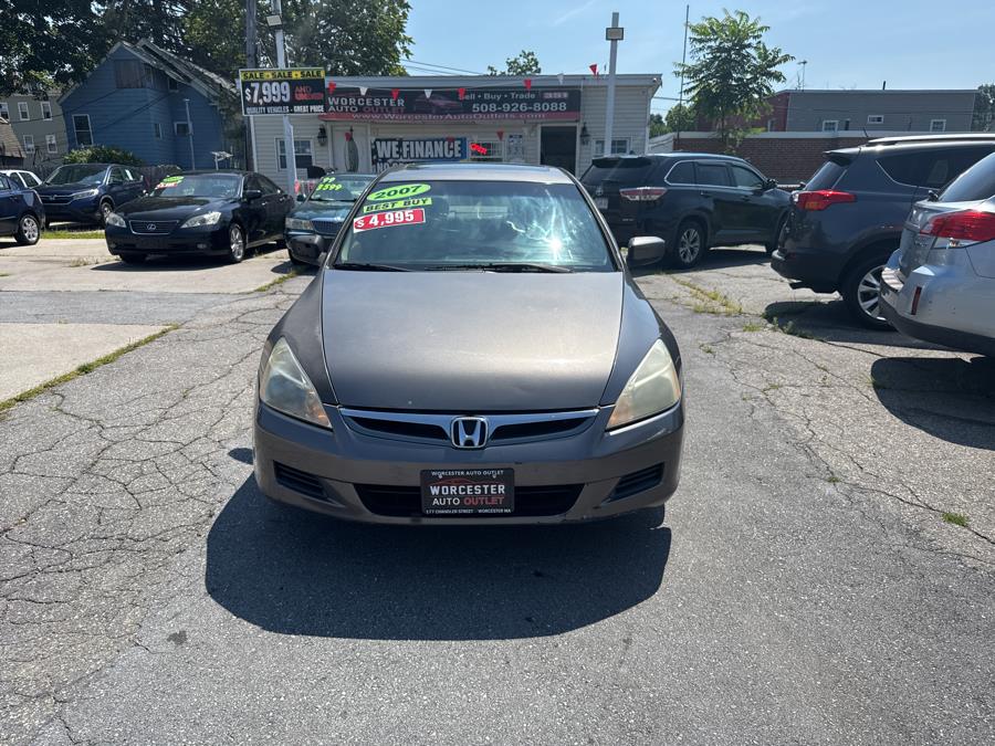 2007 Honda Accord Sdn 4dr V6 AT EX-L ULEV, available for sale in Worcester, Massachusetts | Worcester Auto Outlet LLC. Worcester, Massachusetts 2007 Honda Accord Sdn 4dr V6 AT EX-L ULEV, available for sale in Worcester, Massachusetts | Worcester Auto Outlet LLC. Worcester, Massachusetts