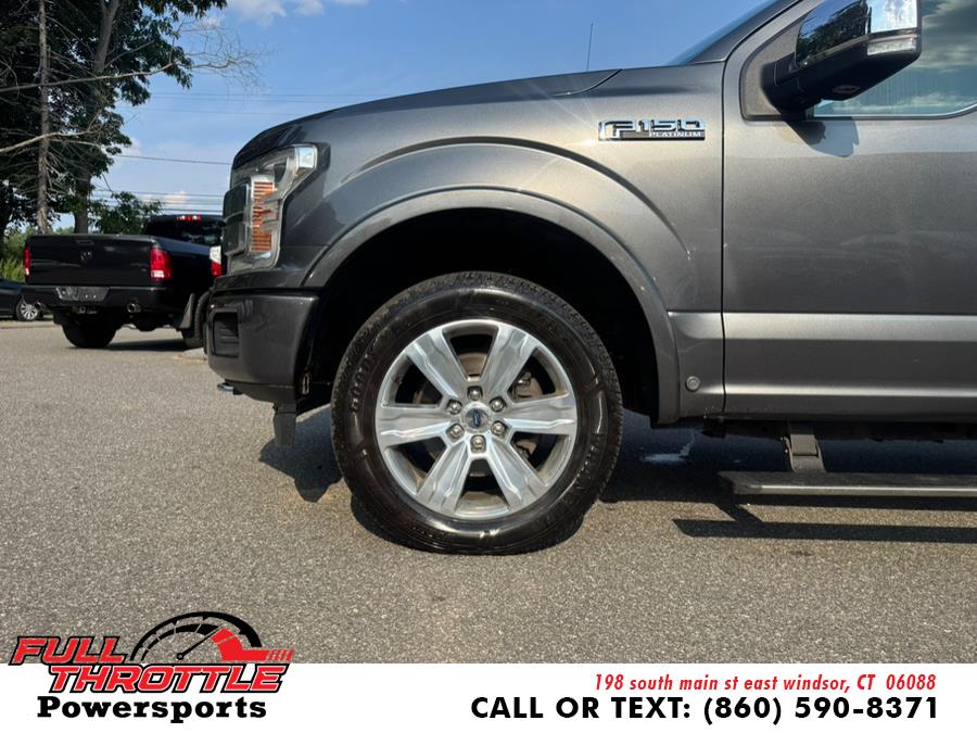 2019 Ford F-150 Platinum 4WD SuperCrew 5.5'' Box, available for sale in East Windsor, Connecticut | Full Throttle Power Sports LLC. East Windsor, Connecticut 2019 Ford F-150 Platinum 4WD SuperCrew 5.5'' Box, available for sale in East Windsor, Connecticut | Full Throttle Power Sports LLC. East Windsor, Connecticut