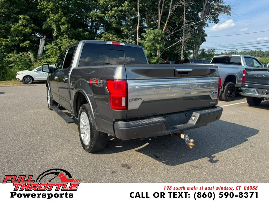 2019 Ford F-150 Platinum 4WD SuperCrew 5.5'' Box, available for sale in East Windsor, Connecticut | Full Throttle Power Sports LLC. East Windsor, Connecticut 2019 Ford F-150 Platinum 4WD SuperCrew 5.5'' Box, available for sale in East Windsor, Connecticut | Full Throttle Power Sports LLC. East Windsor, Connecticut