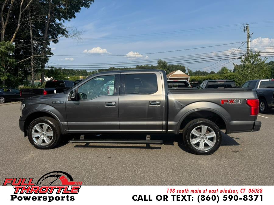 2019 Ford F-150 Platinum 4WD SuperCrew 5.5'' Box, available for sale in East Windsor, Connecticut | Full Throttle Power Sports LLC. East Windsor, Connecticut 2019 Ford F-150 Platinum 4WD SuperCrew 5.5'' Box, available for sale in East Windsor, Connecticut | Full Throttle Power Sports LLC. East Windsor, Connecticut