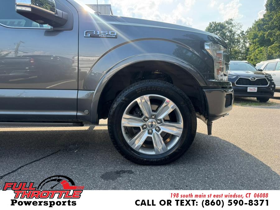 2019 Ford F-150 Platinum 4WD SuperCrew 5.5'' Box, available for sale in East Windsor, Connecticut | Full Throttle Power Sports LLC. East Windsor, Connecticut 2019 Ford F-150 Platinum 4WD SuperCrew 5.5'' Box, available for sale in East Windsor, Connecticut | Full Throttle Power Sports LLC. East Windsor, Connecticut