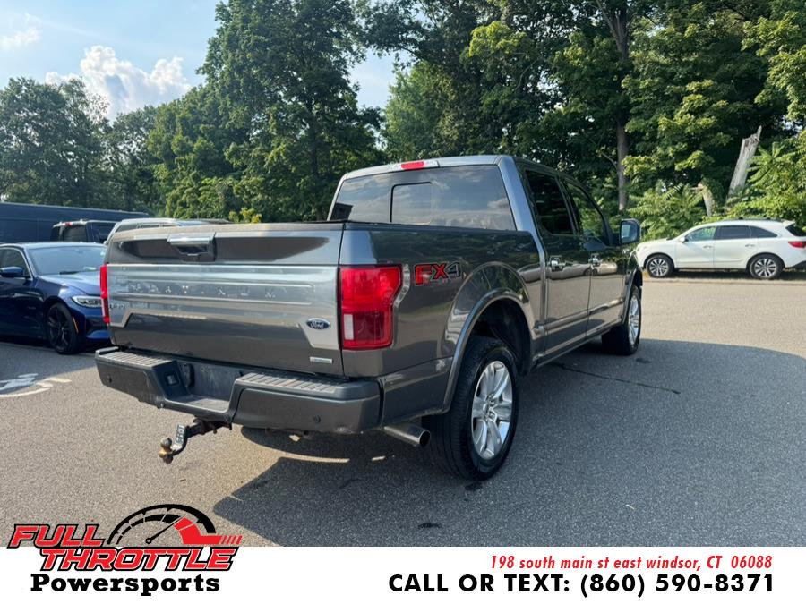 2019 Ford F-150 Platinum 4WD SuperCrew 5.5'' Box, available for sale in East Windsor, Connecticut | Full Throttle Power Sports LLC. East Windsor, Connecticut 2019 Ford F-150 Platinum 4WD SuperCrew 5.5'' Box, available for sale in East Windsor, Connecticut | Full Throttle Power Sports LLC. East Windsor, Connecticut