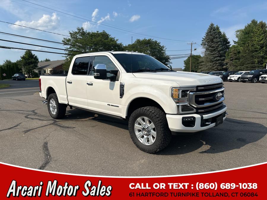 2021 Ford Super Duty F-250 SRW Platinum 4WD Crew Cab 6.75'' Box, available for sale in Tolland, Connecticut | Arcari Motor Sales. Tolland, Connecticut 2021 Ford Super Duty F-250 SRW Platinum 4WD Crew Cab 6.75'' Box, available for sale in Tolland, Connecticut | Arcari Motor Sales. Tolland, Connecticut