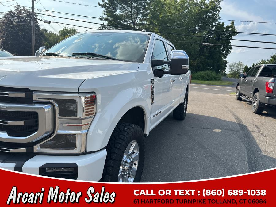 2021 Ford Super Duty F-250 SRW Platinum 4WD Crew Cab 6.75'' Box, available for sale in Tolland, Connecticut | Arcari Motor Sales. Tolland, Connecticut 2021 Ford Super Duty F-250 SRW Platinum 4WD Crew Cab 6.75'' Box, available for sale in Tolland, Connecticut | Arcari Motor Sales. Tolland, Connecticut