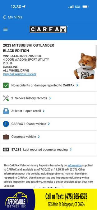 2023 Mitsubishi Outlander SE S-AWC, available for sale in Bridgeport, Connecticut | Affordable Motors 2 LLC. Bridgeport, Connecticut 2023 Mitsubishi Outlander SE S-AWC, available for sale in Bridgeport, Connecticut | Affordable Motors 2 LLC. Bridgeport, Connecticut