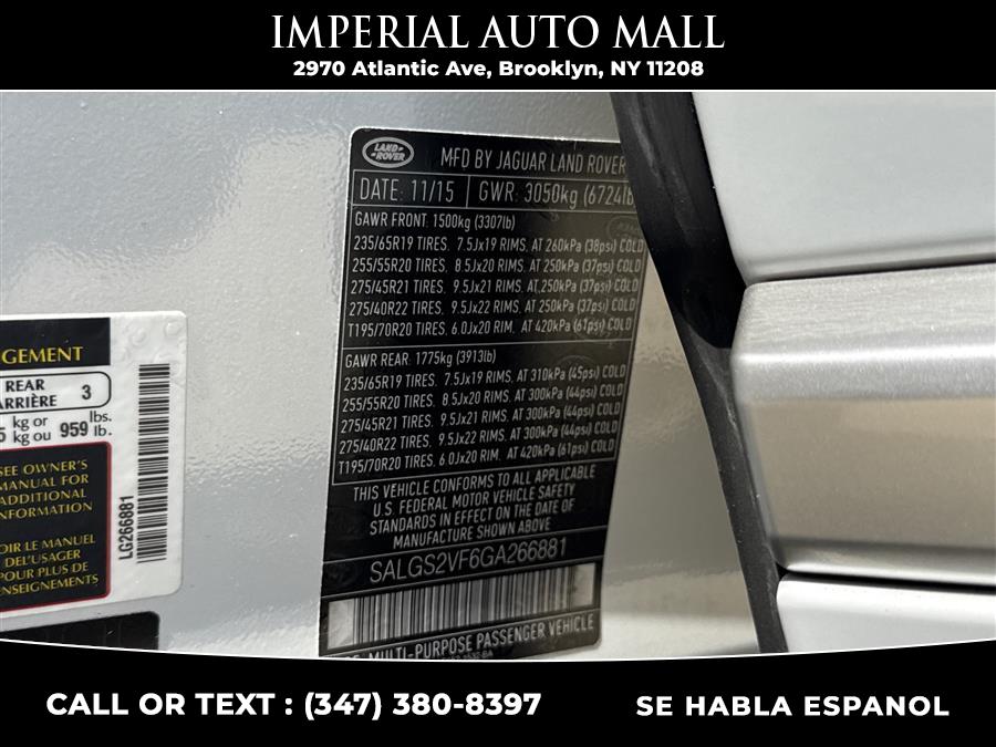 2016 Land Rover Range Rover 4WD 4dr HSE, available for sale in Brooklyn, New York | Imperial Auto Mall. Brooklyn, New York 2016 Land Rover Range Rover 4WD 4dr HSE, available for sale in Brooklyn, New York | Imperial Auto Mall. Brooklyn, New York