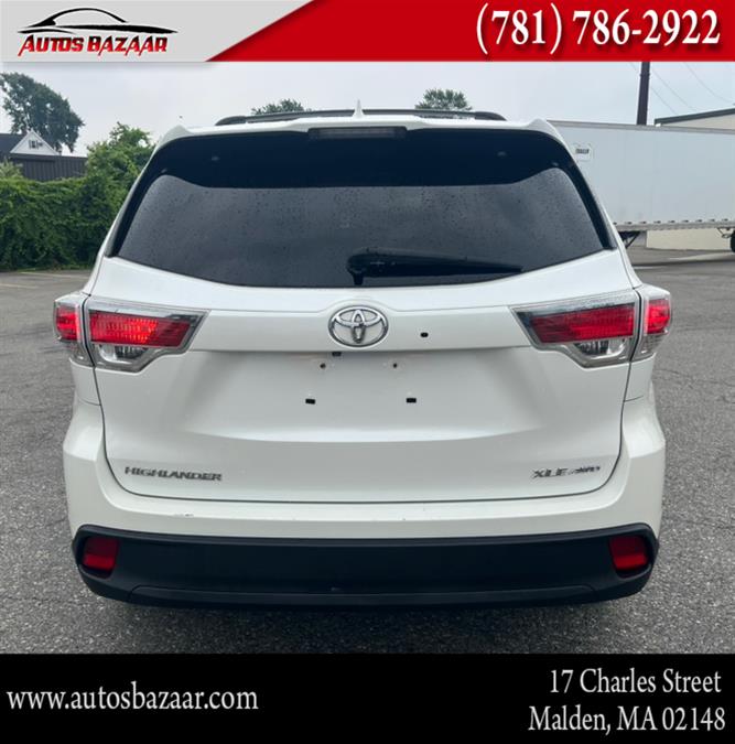 2016 Toyota Highlander AWD 4dr V6 XLE (Natl), available for sale in Malden, Massachusetts | Auto Bazaar. Malden, Massachusetts 2016 Toyota Highlander AWD 4dr V6 XLE (Natl), available for sale in Malden, Massachusetts | Auto Bazaar. Malden, Massachusetts