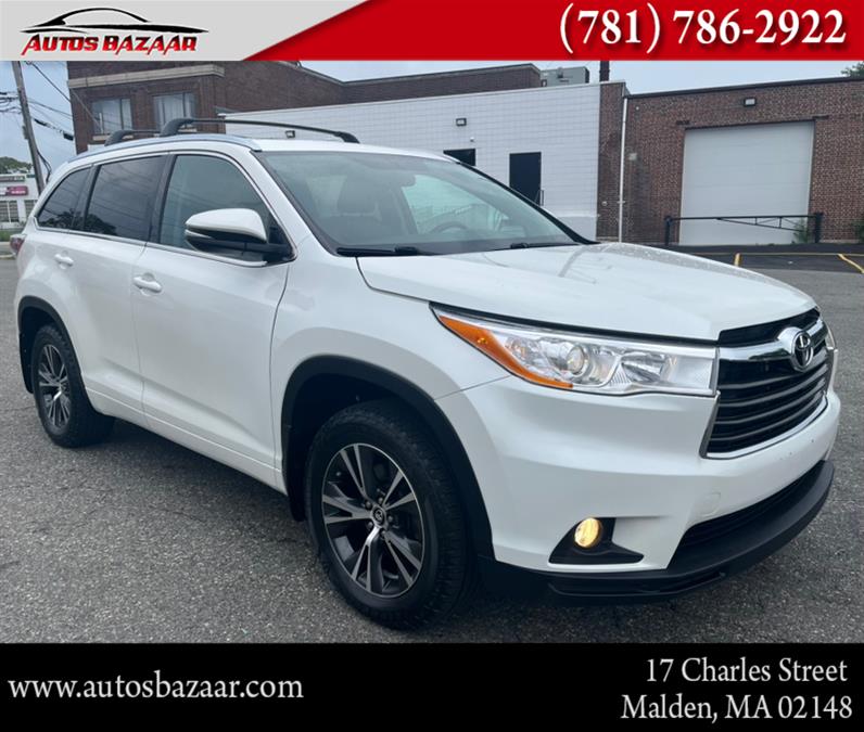 2016 Toyota Highlander AWD 4dr V6 XLE (Natl), available for sale in Malden, Massachusetts | Auto Bazaar. Malden, Massachusetts 2016 Toyota Highlander AWD 4dr V6 XLE (Natl), available for sale in Malden, Massachusetts | Auto Bazaar. Malden, Massachusetts