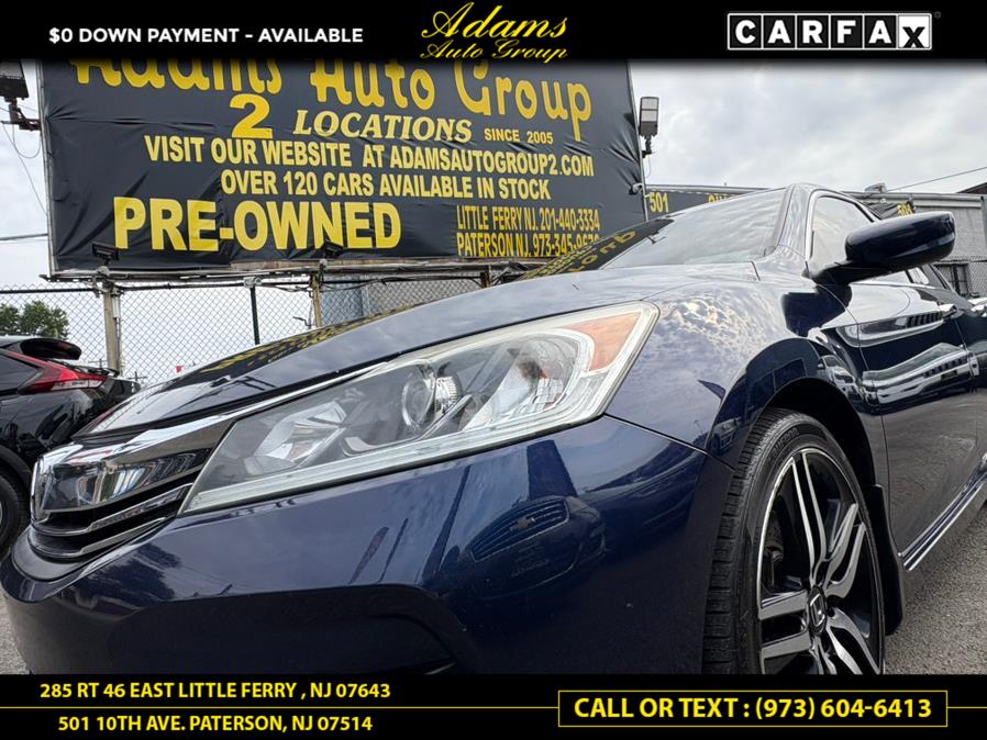 2017 Honda Accord Sedan Sport CVT, available for sale in Paterson, New Jersey | Adams Auto Group. Paterson, New Jersey 2017 Honda Accord Sedan Sport CVT, available for sale in Paterson, New Jersey | Adams Auto Group. Paterson, New Jersey