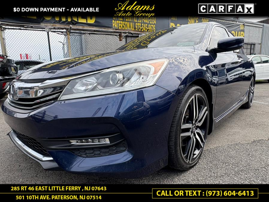 2017 Honda Accord Sedan Sport CVT, available for sale in Paterson, New Jersey | Adams Auto Group. Paterson, New Jersey 2017 Honda Accord Sedan Sport CVT, available for sale in Paterson, New Jersey | Adams Auto Group. Paterson, New Jersey