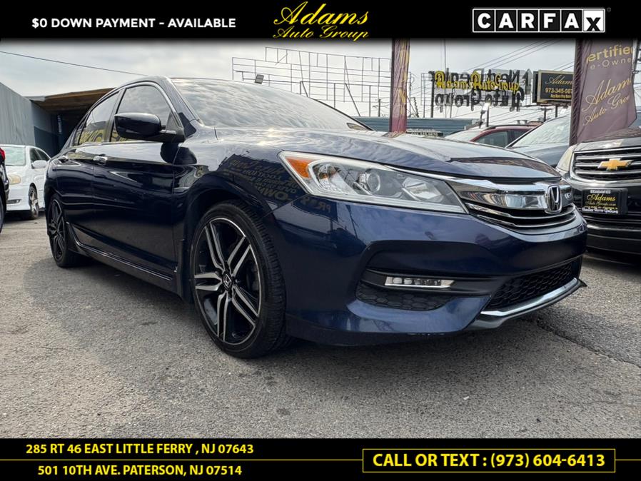 2017 Honda Accord Sedan Sport CVT, available for sale in Paterson, New Jersey | Adams Auto Group. Paterson, New Jersey 2017 Honda Accord Sedan Sport CVT, available for sale in Paterson, New Jersey | Adams Auto Group. Paterson, New Jersey