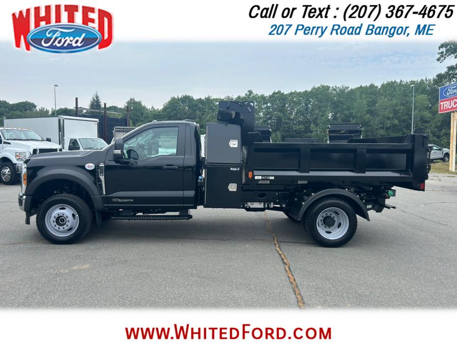 2025 Ford Super Duty F-550 DRW XL 4WD Reg Cab I Pack and 9' Dump Body, available for sale in Bangor, Maine | Whited Ford. Bangor, Maine 2025 Ford Super Duty F-550 DRW XL 4WD Reg Cab I Pack and 9' Dump Body, available for sale in Bangor, Maine | Whited Ford. Bangor, Maine