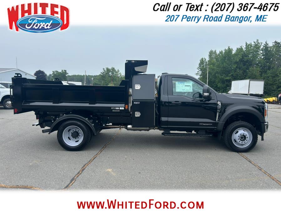 2025 Ford Super Duty F-550 DRW XL 4WD Reg Cab I Pack and 9' Dump Body, available for sale in Bangor, Maine | Whited Ford. Bangor, Maine 2025 Ford Super Duty F-550 DRW XL 4WD Reg Cab I Pack and 9' Dump Body, available for sale in Bangor, Maine | Whited Ford. Bangor, Maine