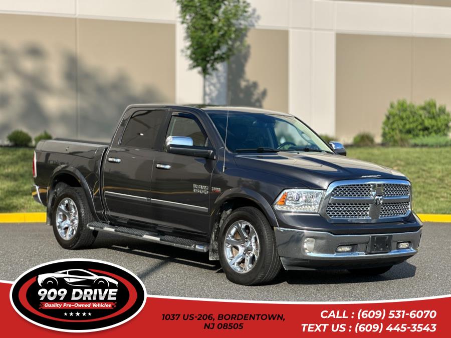 2017 Ram 1500 Laramie Crew Cab 4x4 5'7 Box, available for sale in BORDENTOWN, New Jersey | 909 Drive. BORDENTOWN, New Jersey 2017 Ram 1500 Laramie Crew Cab 4x4 5'7 Box, available for sale in BORDENTOWN, New Jersey | 909 Drive. BORDENTOWN, New Jersey