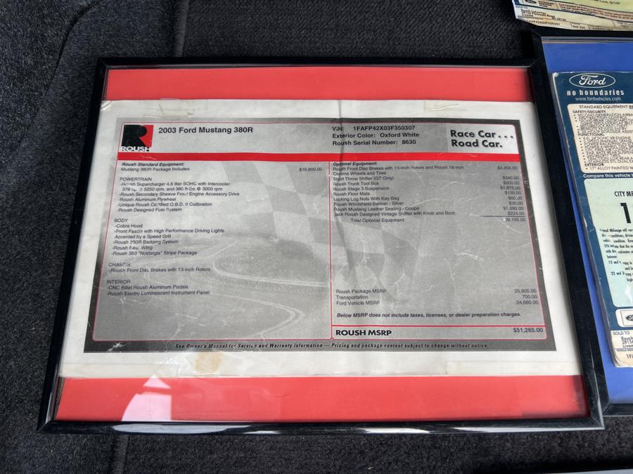 2003 Ford Mustang Roush 380 R, available for sale in Waterbury, Connecticut | National Auto Brokers, Inc.. Waterbury, Connecticut 2003 Ford Mustang Roush 380 R, available for sale in Waterbury, Connecticut | National Auto Brokers, Inc.. Waterbury, Connecticut