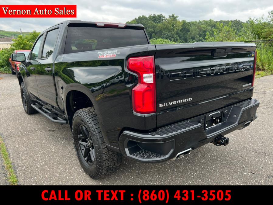 2020 Chevrolet Silverado 1500 4WD Crew Cab 147" Custom Trail Boss, available for sale in Manchester, Connecticut | Vernon Auto Sale & Service. Manchester, Connecticut 2020 Chevrolet Silverado 1500 4WD Crew Cab 147" Custom Trail Boss, available for sale in Manchester, Connecticut | Vernon Auto Sale & Service. Manchester, Connecticut