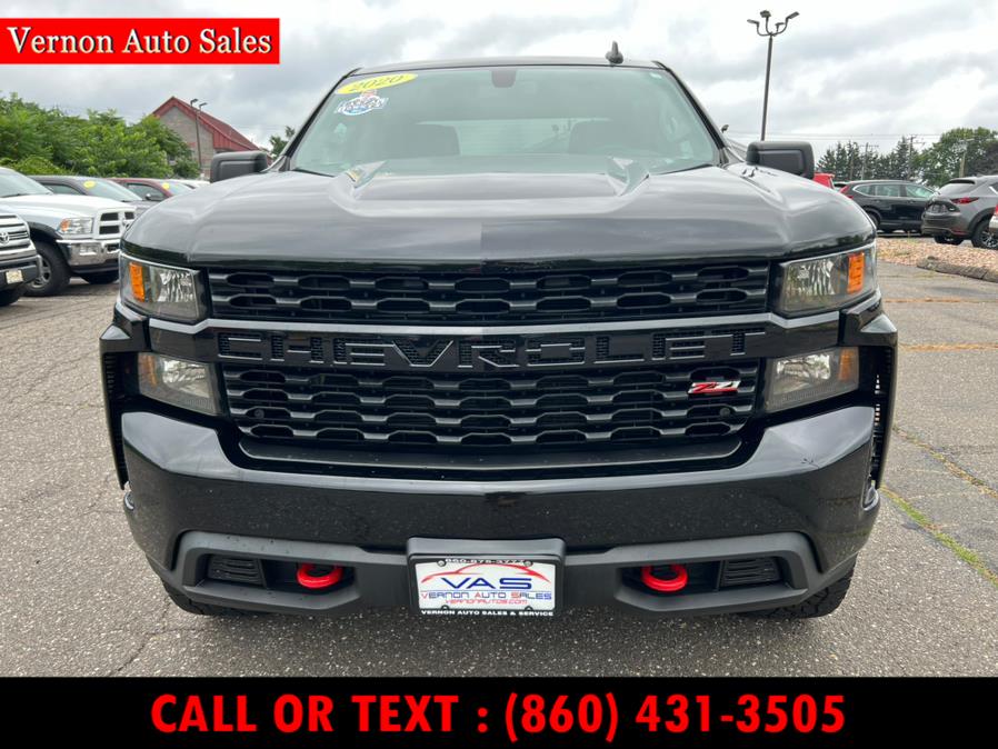 2020 Chevrolet Silverado 1500 4WD Crew Cab 147" Custom Trail Boss, available for sale in Manchester, Connecticut | Vernon Auto Sale & Service. Manchester, Connecticut 2020 Chevrolet Silverado 1500 4WD Crew Cab 147" Custom Trail Boss, available for sale in Manchester, Connecticut | Vernon Auto Sale & Service. Manchester, Connecticut