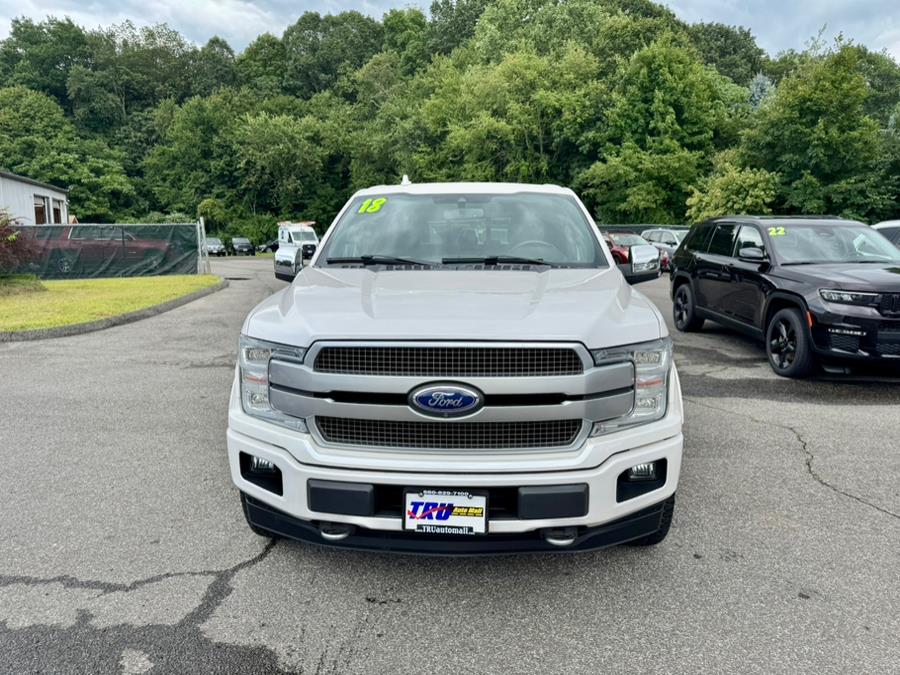 2018 Ford F-150 Platinum 4WD SuperCrew 5.5'' Box, available for sale in Berlin, Connecticut | Tru Auto Mall. Berlin, Connecticut 2018 Ford F-150 Platinum 4WD SuperCrew 5.5'' Box, available for sale in Berlin, Connecticut | Tru Auto Mall. Berlin, Connecticut