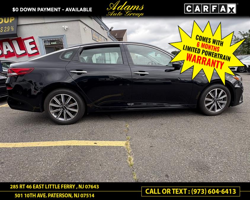 2019 Kia Optima EX DCT, available for sale in Paterson, New Jersey | Adams Auto Group. Paterson, New Jersey 2019 Kia Optima EX DCT, available for sale in Paterson, New Jersey | Adams Auto Group. Paterson, New Jersey
