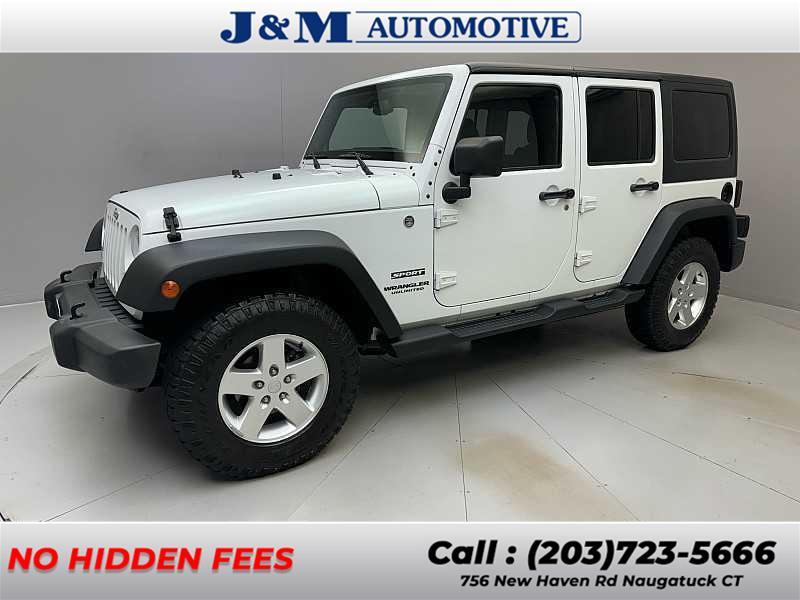 2014 Jeep Wrangler Unlimited Sport, available for sale in Naugatuck, Connecticut | J&M Automotive Sls&Svc LLC. Naugatuck, Connecticut 2014 Jeep Wrangler Unlimited Sport, available for sale in Naugatuck, Connecticut | J&M Automotive Sls&Svc LLC. Naugatuck, Connecticut