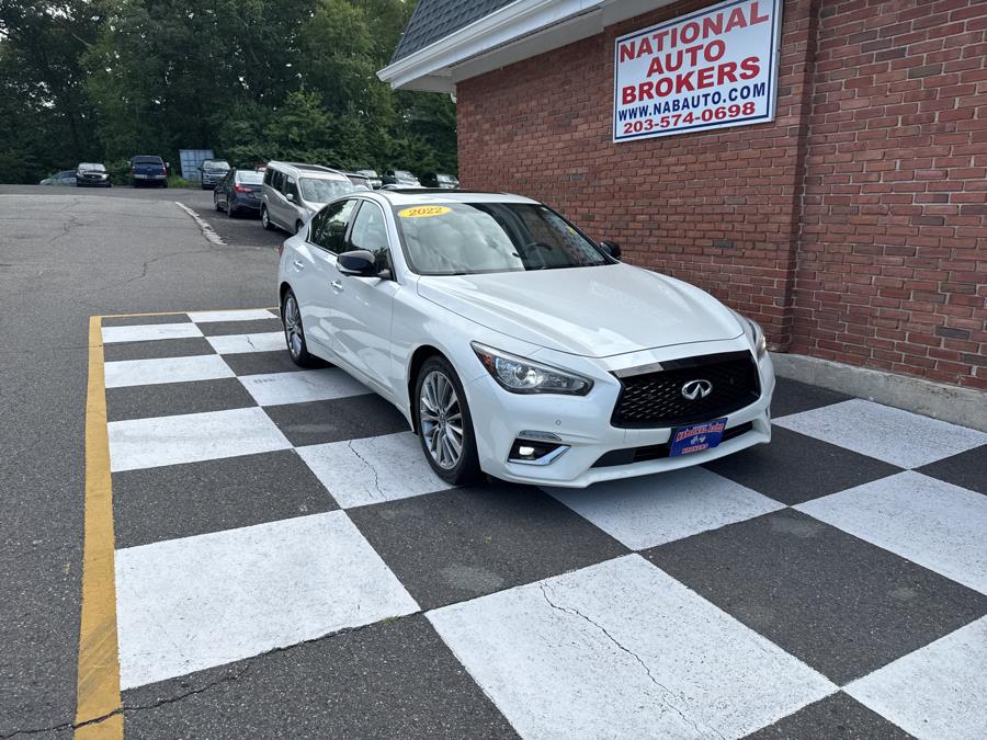 2022 INFINITI Q50 LUXE AWD, available for sale in Waterbury, Connecticut | National Auto Brokers, Inc.. Waterbury, Connecticut 2022 INFINITI Q50 LUXE AWD, available for sale in Waterbury, Connecticut | National Auto Brokers, Inc.. Waterbury, Connecticut