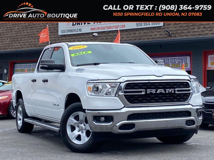 2023 Ram 1500 Big Horn 4x4 Quad Cab 6''4" Box, available for sale in Union, New Jersey | Drive Auto Boutique. Union, New Jersey 2023 Ram 1500 Big Horn 4x4 Quad Cab 6''4" Box, available for sale in Union, New Jersey | Drive Auto Boutique. Union, New Jersey