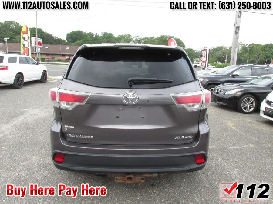 2015 Toyota Highlander Xle AWD 4dr V6 XLE (Natl), available for sale in Patchogue, New York | 112 Auto Sales. Patchogue, New York 2015 Toyota Highlander Xle AWD 4dr V6 XLE (Natl), available for sale in Patchogue, New York | 112 Auto Sales. Patchogue, New York