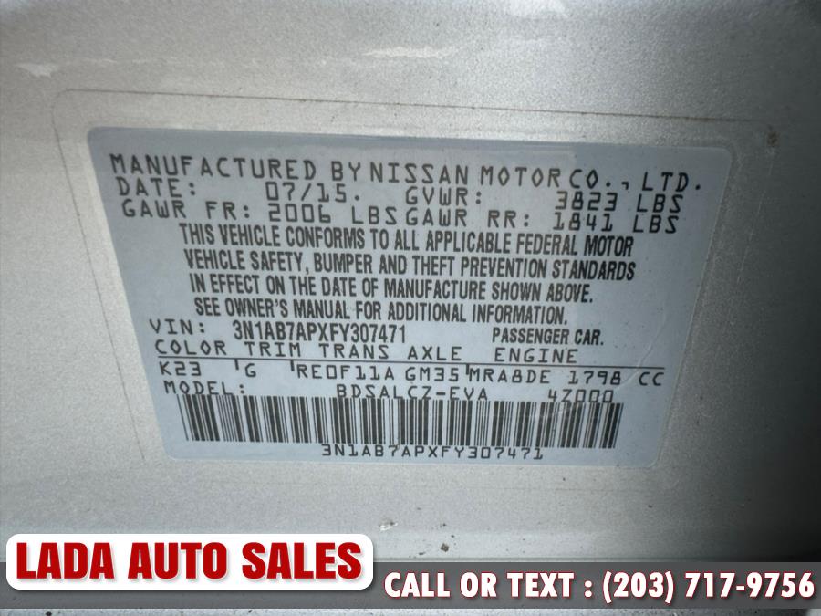 2015 Nissan Sentra 4dr Sdn I4 CVT S, available for sale in Bridgeport, Connecticut | Lada Auto Sales. Bridgeport, Connecticut 2015 Nissan Sentra 4dr Sdn I4 CVT S, available for sale in Bridgeport, Connecticut | Lada Auto Sales. Bridgeport, Connecticut