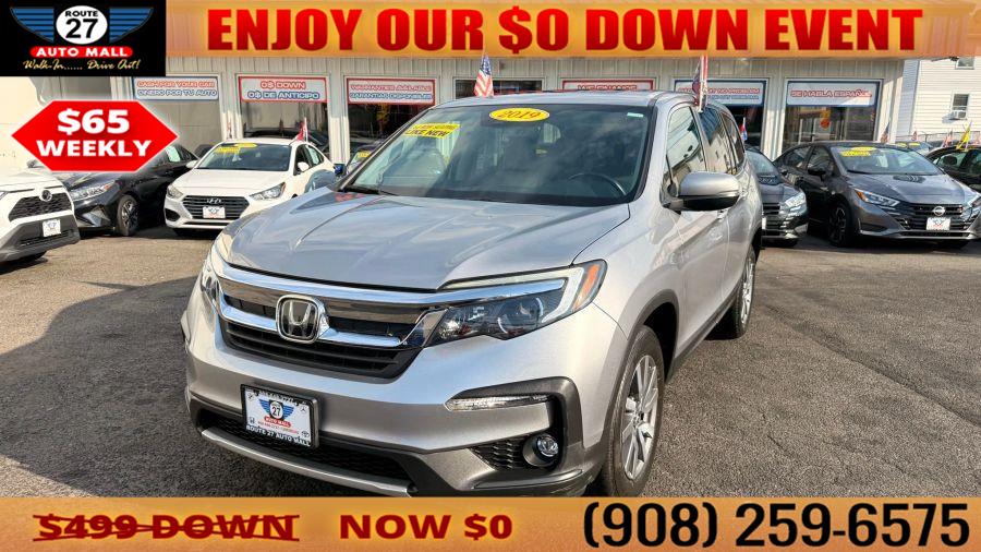2019 Honda Pilot EX-L Sport Utility 4D, available for sale in Linden, New Jersey | Route 27 Auto Mall. Linden, New Jersey 2019 Honda Pilot EX-L Sport Utility 4D, available for sale in Linden, New Jersey | Route 27 Auto Mall. Linden, New Jersey