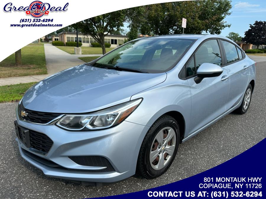 2018 Chevrolet Cruze 4dr Sdn 1.4L LS w/1SB, available for sale in Copiague, New York | Great Deal Motors. Copiague, New York 2018 Chevrolet Cruze 4dr Sdn 1.4L LS w/1SB, available for sale in Copiague, New York | Great Deal Motors. Copiague, New York