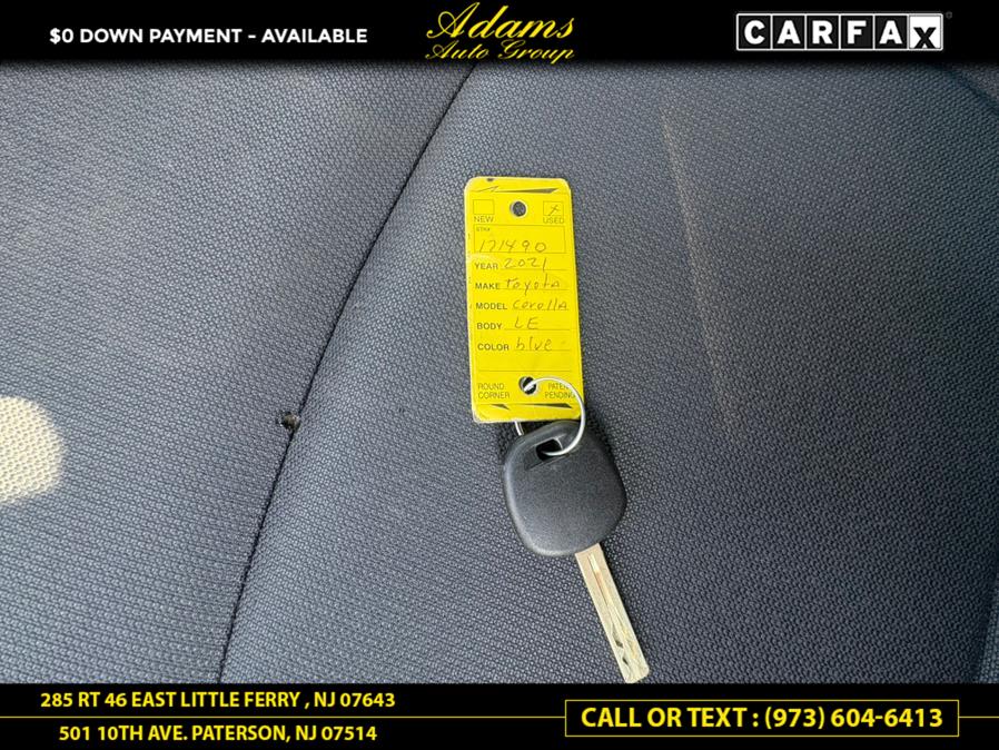 2021 Toyota Corolla LE CVT (Natl), available for sale in Paterson, New Jersey | Adams Auto Group. Paterson, New Jersey 2021 Toyota Corolla LE CVT (Natl), available for sale in Paterson, New Jersey | Adams Auto Group. Paterson, New Jersey