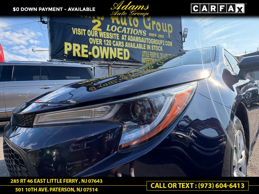 2021 Toyota Corolla LE CVT (Natl), available for sale in Paterson, New Jersey | Adams Auto Group. Paterson, New Jersey 2021 Toyota Corolla LE CVT (Natl), available for sale in Paterson, New Jersey | Adams Auto Group. Paterson, New Jersey