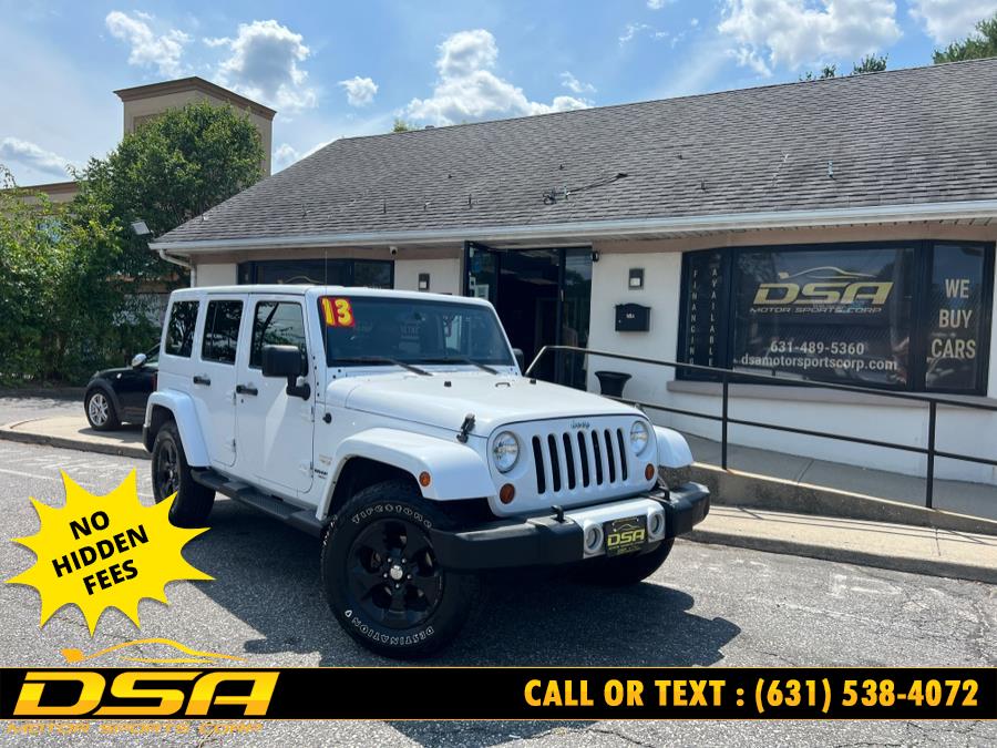 2013 Jeep Wrangler Unlimited 4WD 4dr Sahara, available for sale in Commack, New York | DSA Motor Sports Corp. Commack, New York 2013 Jeep Wrangler Unlimited 4WD 4dr Sahara, available for sale in Commack, New York | DSA Motor Sports Corp. Commack, New York