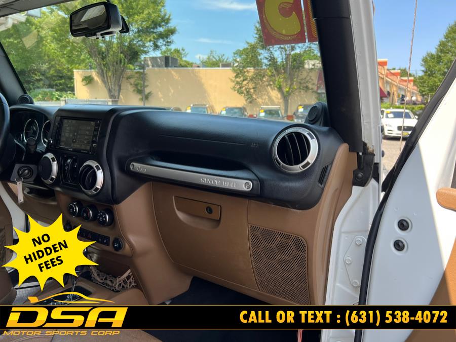 2013 Jeep Wrangler Unlimited 4WD 4dr Sahara, available for sale in Commack, New York | DSA Motor Sports Corp. Commack, New York 2013 Jeep Wrangler Unlimited 4WD 4dr Sahara, available for sale in Commack, New York | DSA Motor Sports Corp. Commack, New York