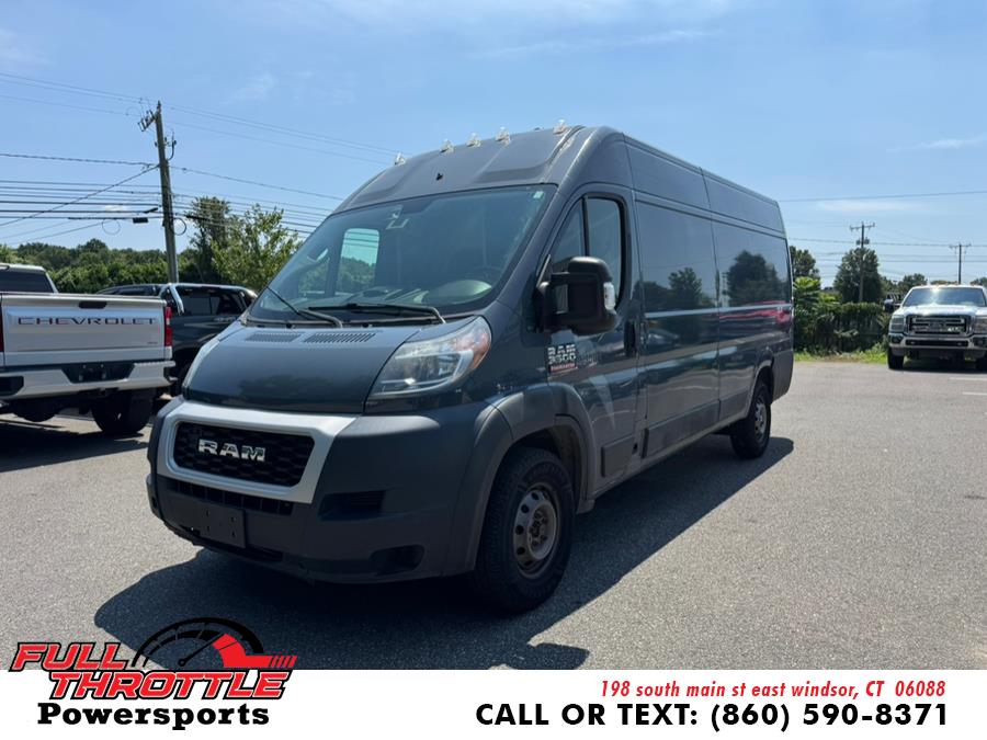 2019 Ram ProMaster Cargo Van 3500 High Roof 159" WB EXT, available for sale in East Windsor, Connecticut | Full Throttle Power Sports LLC. East Windsor, Connecticut 2019 Ram ProMaster Cargo Van 3500 High Roof 159" WB EXT, available for sale in East Windsor, Connecticut | Full Throttle Power Sports LLC. East Windsor, Connecticut