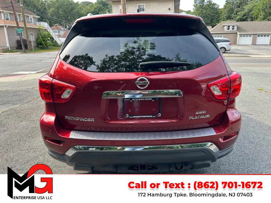 2017 Nissan Pathfinder 4x4 Platinum, available for sale in Bloomingdale, New Jersey | MG Enterprise USA. Bloomingdale, New Jersey 2017 Nissan Pathfinder 4x4 Platinum, available for sale in Bloomingdale, New Jersey | MG Enterprise USA. Bloomingdale, New Jersey