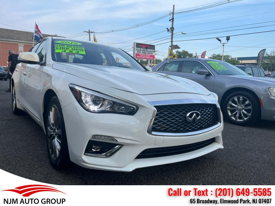 2018 INFINITI Q50 3.0t LUXE AWD, available for sale in Elmwood Park, New Jersey | NJM Auto Group. Elmwood Park, New Jersey 2018 INFINITI Q50 3.0t LUXE AWD, available for sale in Elmwood Park, New Jersey | NJM Auto Group. Elmwood Park, New Jersey