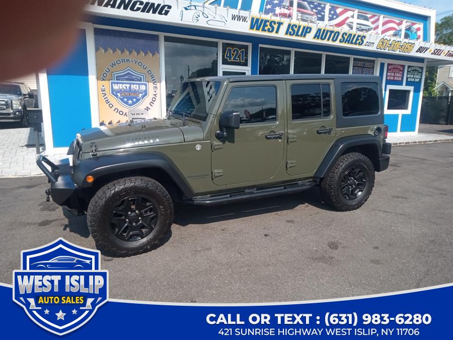 2015 Jeep Wrangler Unlimited 4WD 4dr Willys Wheeler, available for sale in West Islip, New York | West Islip Auto Sales. West Islip, New York 2015 Jeep Wrangler Unlimited 4WD 4dr Willys Wheeler, available for sale in West Islip, New York | West Islip Auto Sales. West Islip, New York