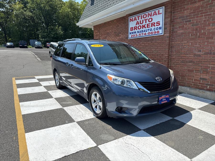 2014 Toyota Sienna 5dr 8-Pass Van V6 LE FWD, available for sale in Waterbury, Connecticut | National Auto Brokers, Inc.. Waterbury, Connecticut 2014 Toyota Sienna 5dr 8-Pass Van V6 LE FWD, available for sale in Waterbury, Connecticut | National Auto Brokers, Inc.. Waterbury, Connecticut