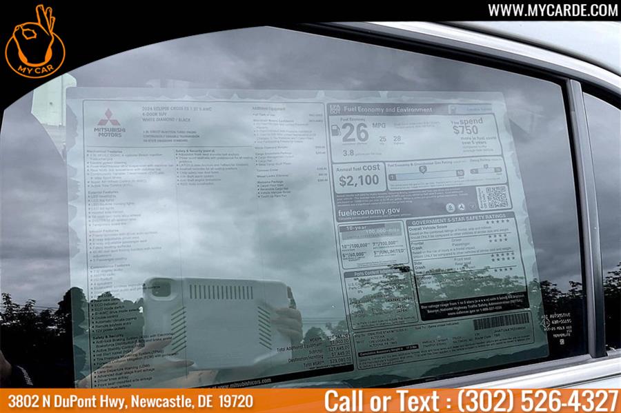 2024 Mitsubishi Eclipse Cross ES, available for sale in New Castle, Delaware | My Car. New Castle, Delaware 2024 Mitsubishi Eclipse Cross ES, available for sale in New Castle, Delaware | My Car. New Castle, Delaware