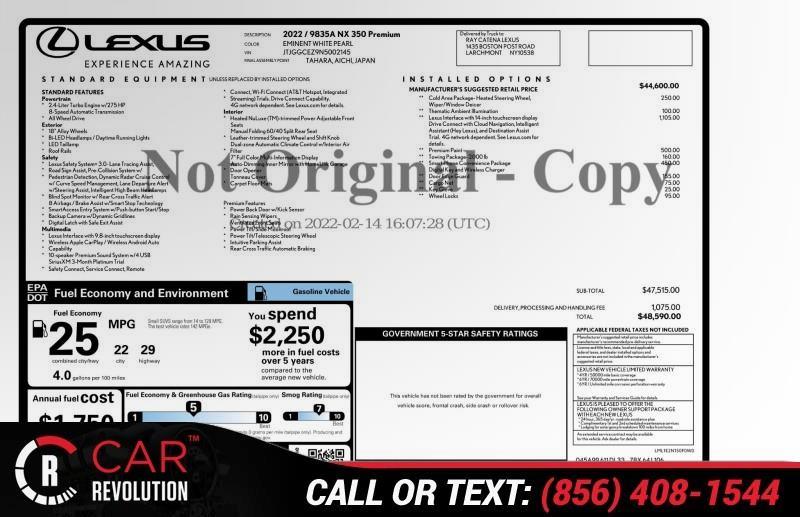 2022 Lexus Nx NX 350 Premium AWD, available for sale in Maple Shade, New Jersey | Car Revolution. Maple Shade, New Jersey 2022 Lexus Nx NX 350 Premium AWD, available for sale in Maple Shade, New Jersey | Car Revolution. Maple Shade, New Jersey
