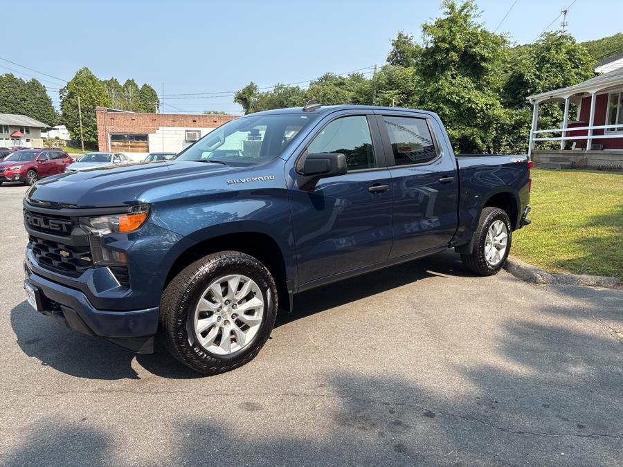 2022 Chevrolet Silverado 1500 4WD Crew Cab 147" Custom, available for sale in Old Saybrook, Connecticut | Saybrook Auto Barn. Old Saybrook, Connecticut 2022 Chevrolet Silverado 1500 4WD Crew Cab 147" Custom, available for sale in Old Saybrook, Connecticut | Saybrook Auto Barn. Old Saybrook, Connecticut