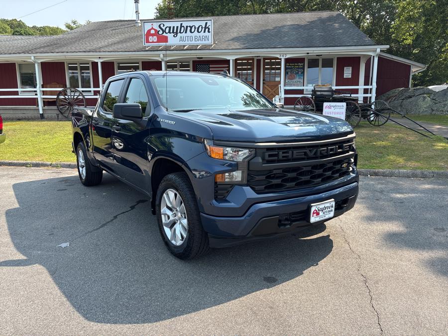 2022 Chevrolet Silverado 1500 4WD Crew Cab 147" Custom, available for sale in Old Saybrook, Connecticut | Saybrook Auto Barn. Old Saybrook, Connecticut 2022 Chevrolet Silverado 1500 4WD Crew Cab 147" Custom, available for sale in Old Saybrook, Connecticut | Saybrook Auto Barn. Old Saybrook, Connecticut